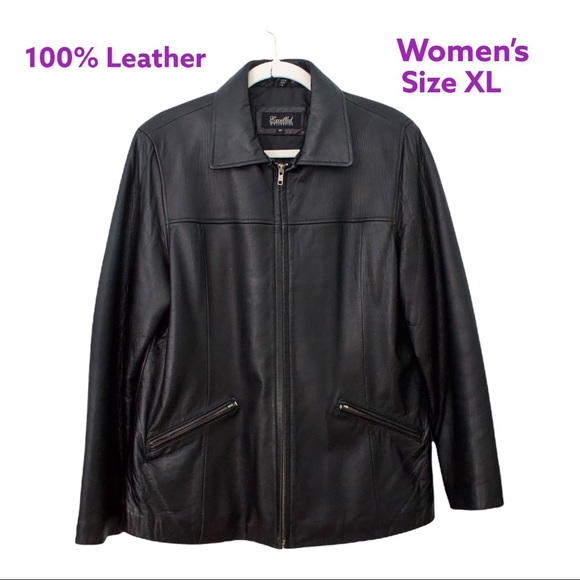 Jackets & Blazers - Women’s 100% Black Leather Jacket